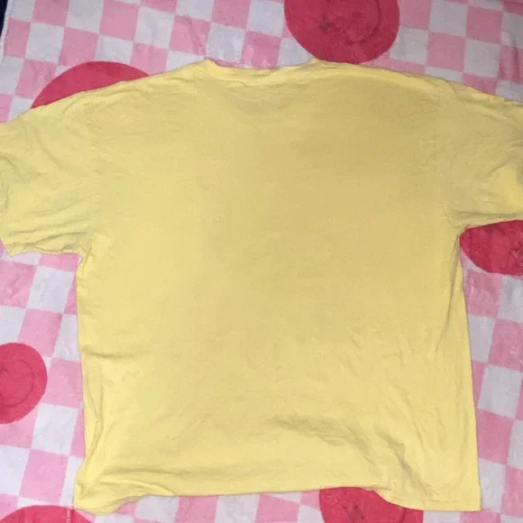 Classic Universal Studios Popeye Yellow Graphic Men's Cotton 2XL T-Shirt